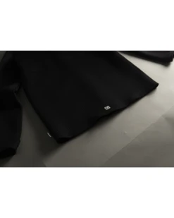 Follow Layer 3.12 Corduroy Neo Hoodie -Paddle Board Shop follow 3 12 corduroy neo hoodie black detail 2