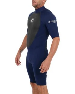 Jetpilot Flight 2x2 SS Springsuit -Paddle Board Shop jetpilot flight 2x2 springsuit navy angle