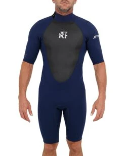 Jetpilot Flight 2x2 SS Springsuit -Paddle Board Shop jetpilot flight 2x2 springsuit navy front