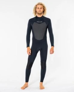Peak Energy 4/3mm GB Steamer -Paddle Board Shop peak energy 43mm bz black mens steamer wetsuit front