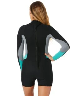 Peak Energy 1.5mm L/SL BZ Springsuit -Paddle Board Shop peak energy womens bz long arm springsuit wetsuit black back