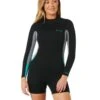 Peak Energy 1.5mm L/SL BZ Springsuit -Paddle Board Shop peak energy womens bz long arm springsuit wetsuit black front