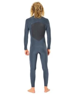Peak X-Dry 3/2mm CZ Steamer -Paddle Board Shop peak x dry 32 cz gb steamer wetsuit cahrcoal grey back