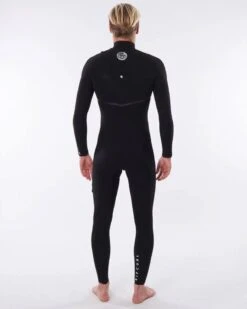 Ripcurl E-Bomb 4/3mm Zip Free Steamer -Paddle Board Shop ripcurl e bomb 4 3mm zip free steamer wetsuit black back