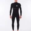 Ripcurl E-Bomb 4/3mm Zip Free Steamer -Paddle Board Shop ripcurl e bomb 4 3mm zip free steamer wetsuit black front