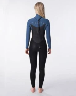 Ripcurl Omega 4/3mm BZ Steamer -Paddle Board Shop ripcurl omega 43mm bz black blue womens wetsuit back