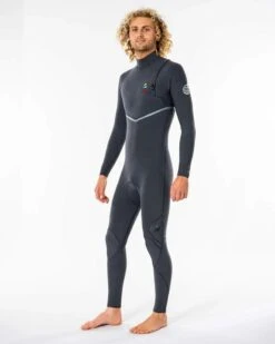 Ripcurl Searchers E-Bomb 3/2mm Zip Free Steamer -Paddle Board Shop ripcurl searchers e bomb 3 2mm zip free steamer wetsuit charcoal angle