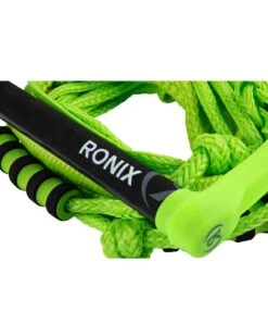 Ronix Silicone Surf Rope And Handle -Paddle Board Shop ronix silicone bungee surf rope and handle green black feature handle