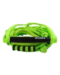 Ronix Silicone Surf Rope And Handle -Paddle Board Shop ronix silicone bungee surf rope and handle green black front
