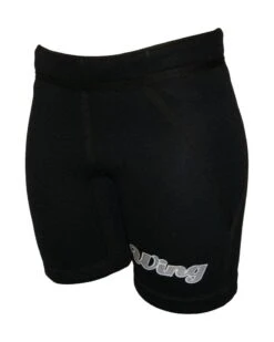 Wing 3mm Women's Ski Shorts -Paddle Board Shop wing 3mm wetty shorts black angle